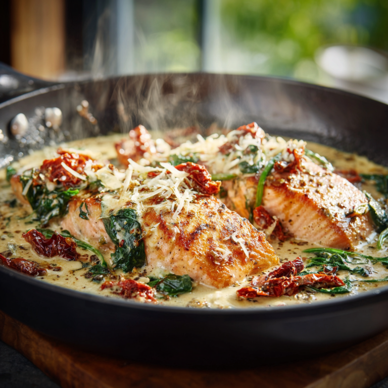 Tuscan Salmon Recipe – Creamy Garlic Salmon in 30 Minutes
