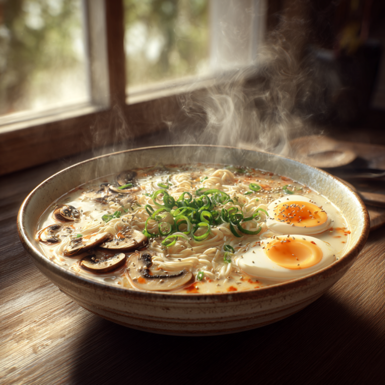 Creamy Ramen maison : recette crémeuse et réconfortante