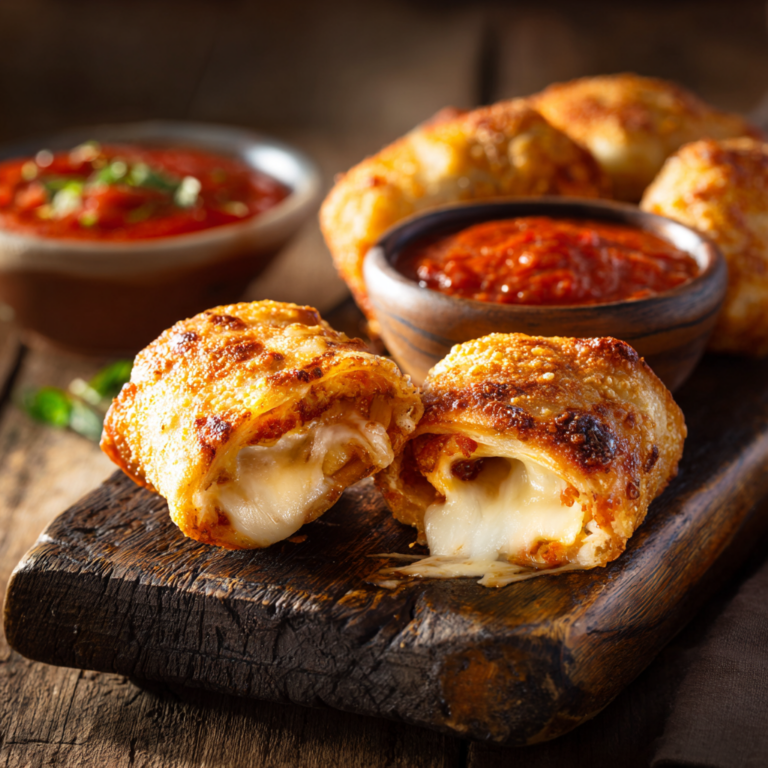 Pizza Rolls à l’Air Fryer : croustillants et faciles