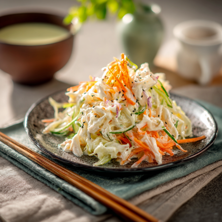 Salade de crabe japonaise (Kani Salad) – Fraîche, légère et savoureuse