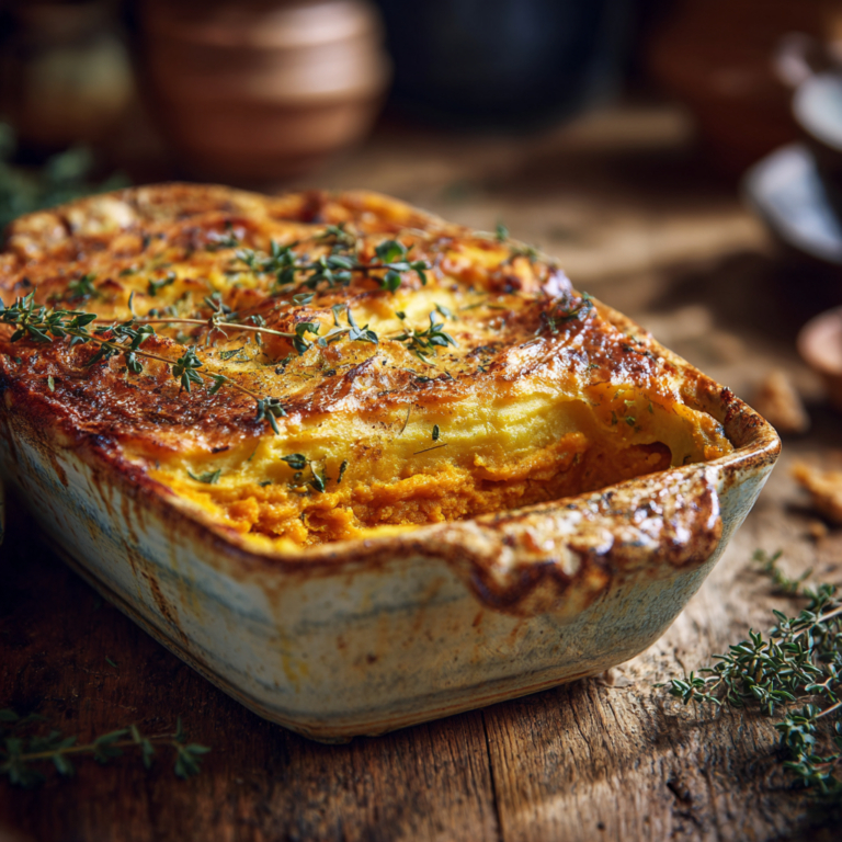 Parmentier végan au potimarron et aux lentilles – Recette saine et réconfortante