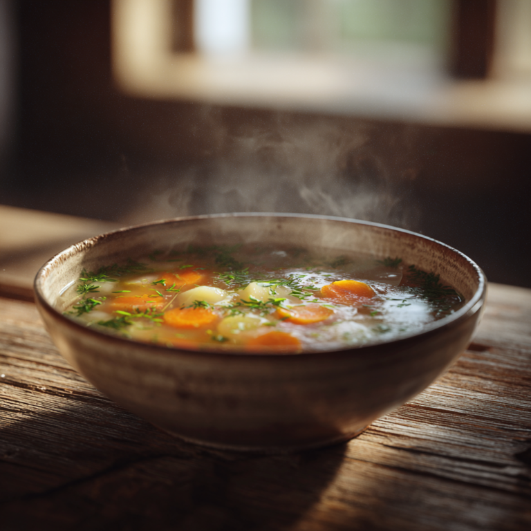 Soupe de dernière minute – Recette rapide, simple et réconfortante